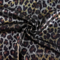 100% Polyester Leoparde gedruckt Gaze-Gewebe